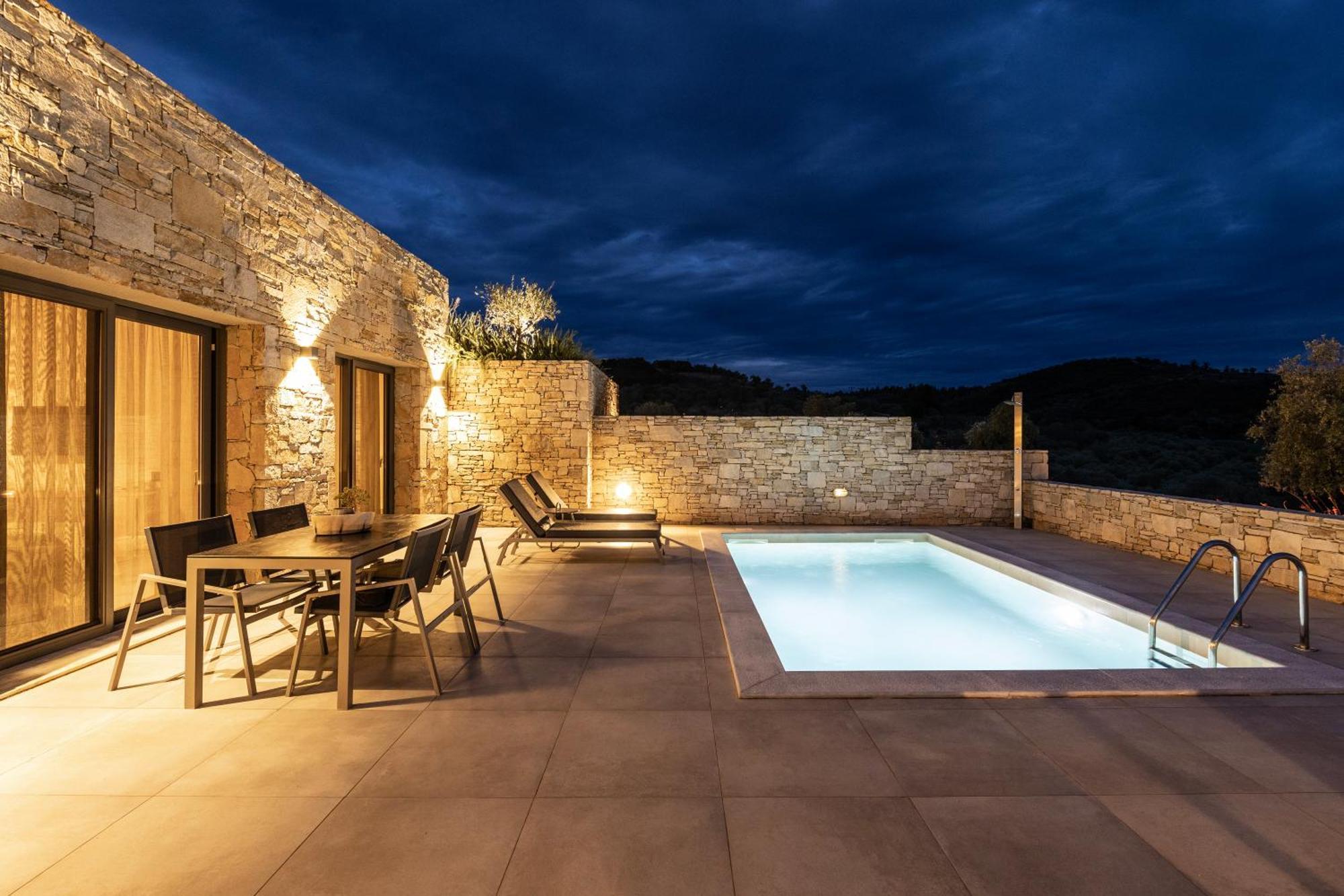 Fari Stone Villas Skála Marión Eksteriør bilde