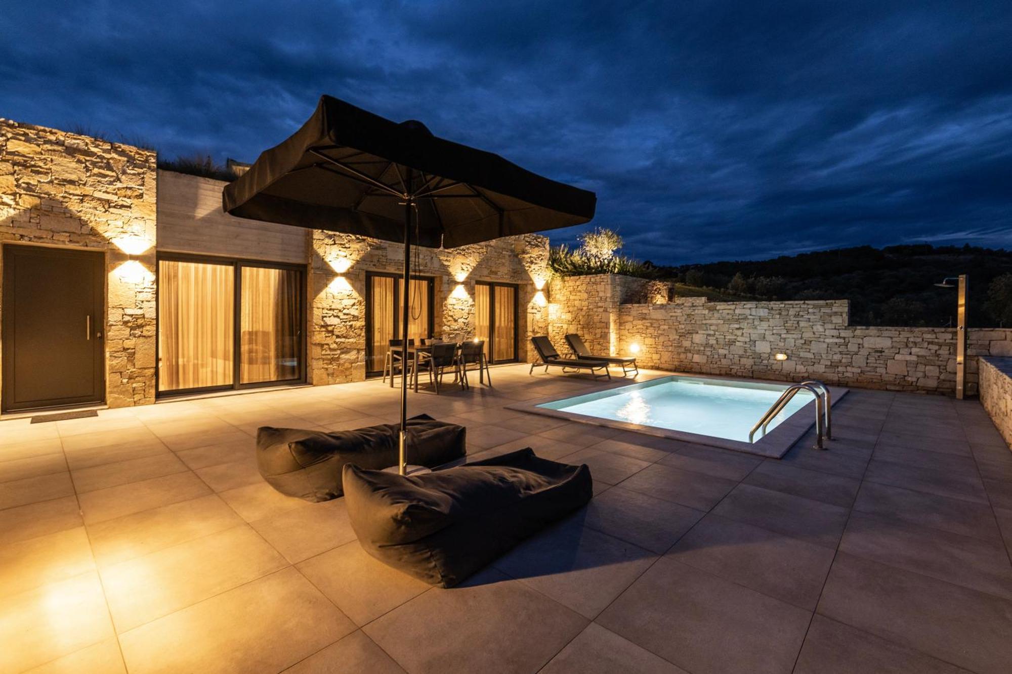Fari Stone Villas Skála Marión Eksteriør bilde