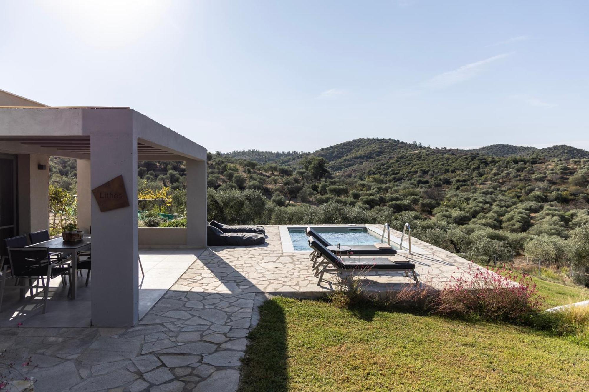 Fari Stone Villas Skála Marión Eksteriør bilde