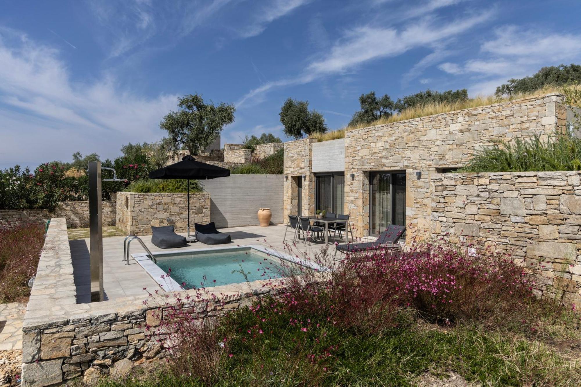 Fari Stone Villas Skála Marión Eksteriør bilde