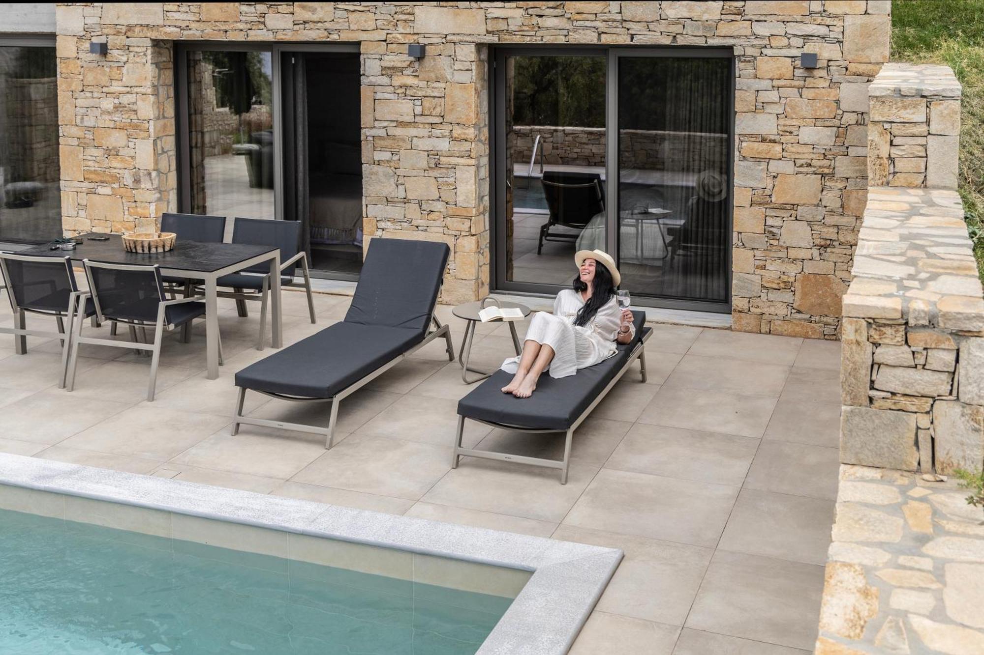 Fari Stone Villas Skála Marión Eksteriør bilde