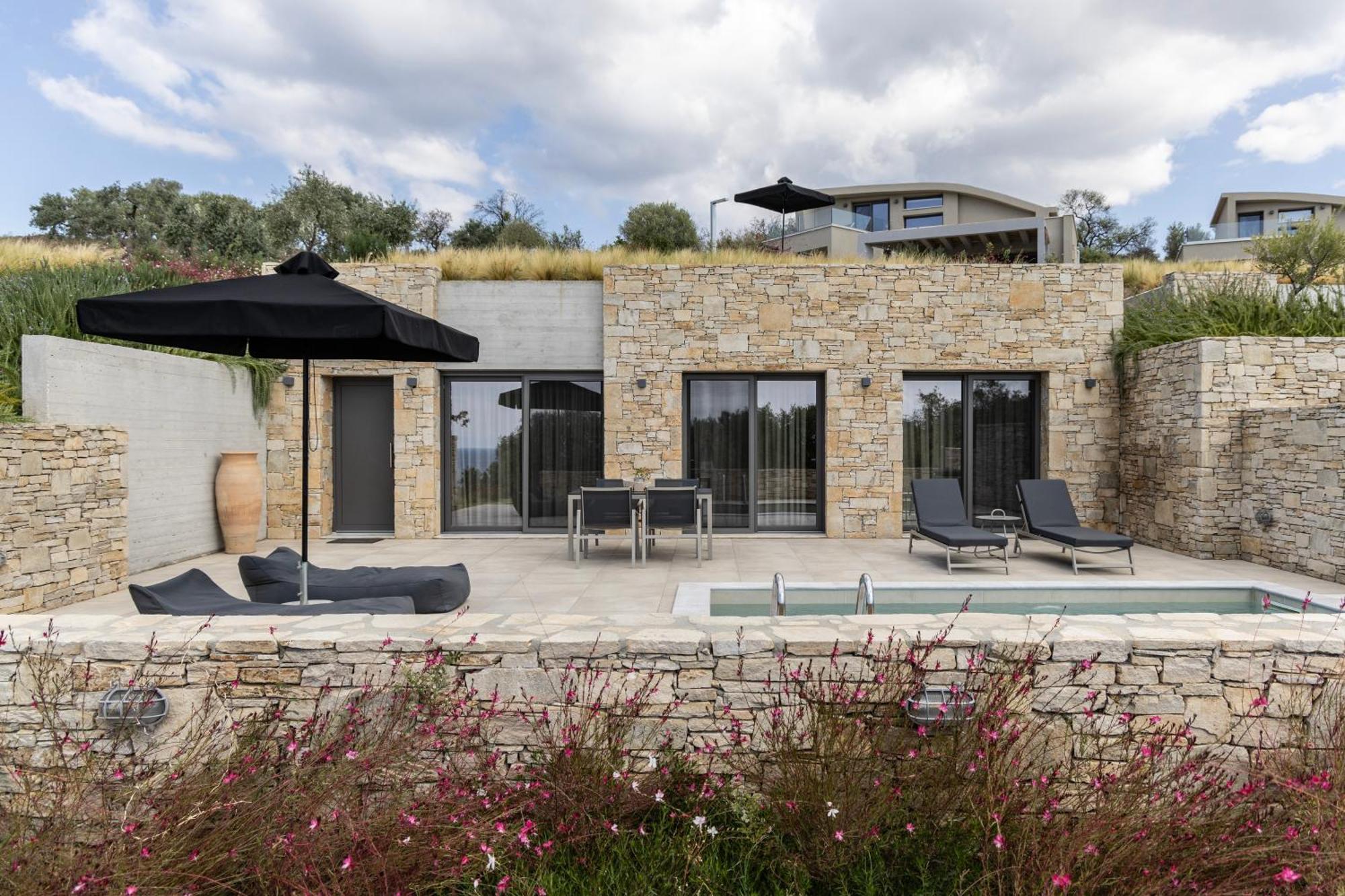 Fari Stone Villas Skála Marión Eksteriør bilde