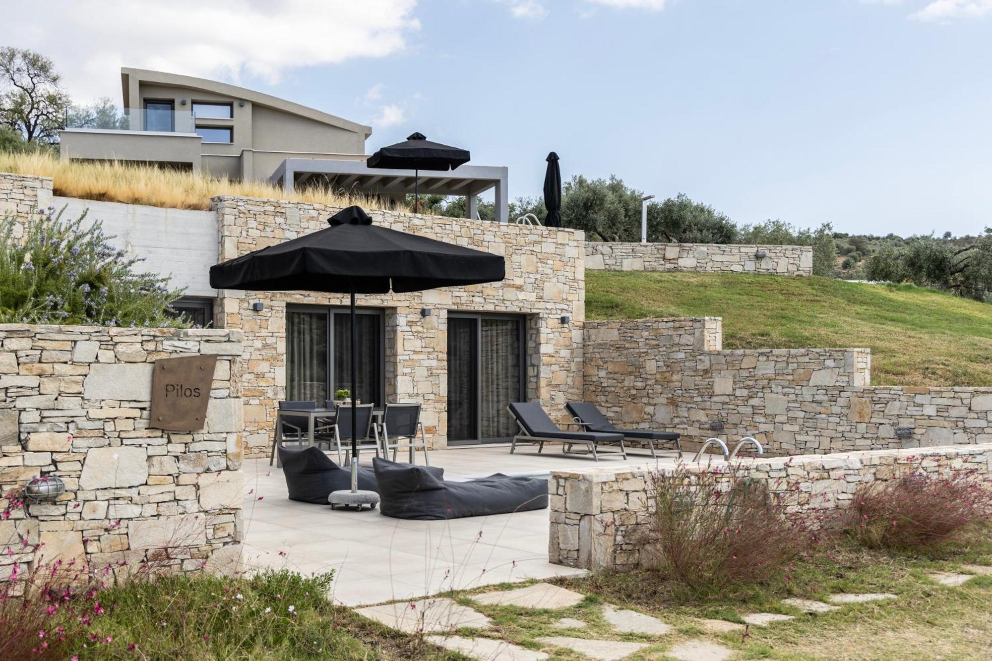 Fari Stone Villas Skála Marión Eksteriør bilde