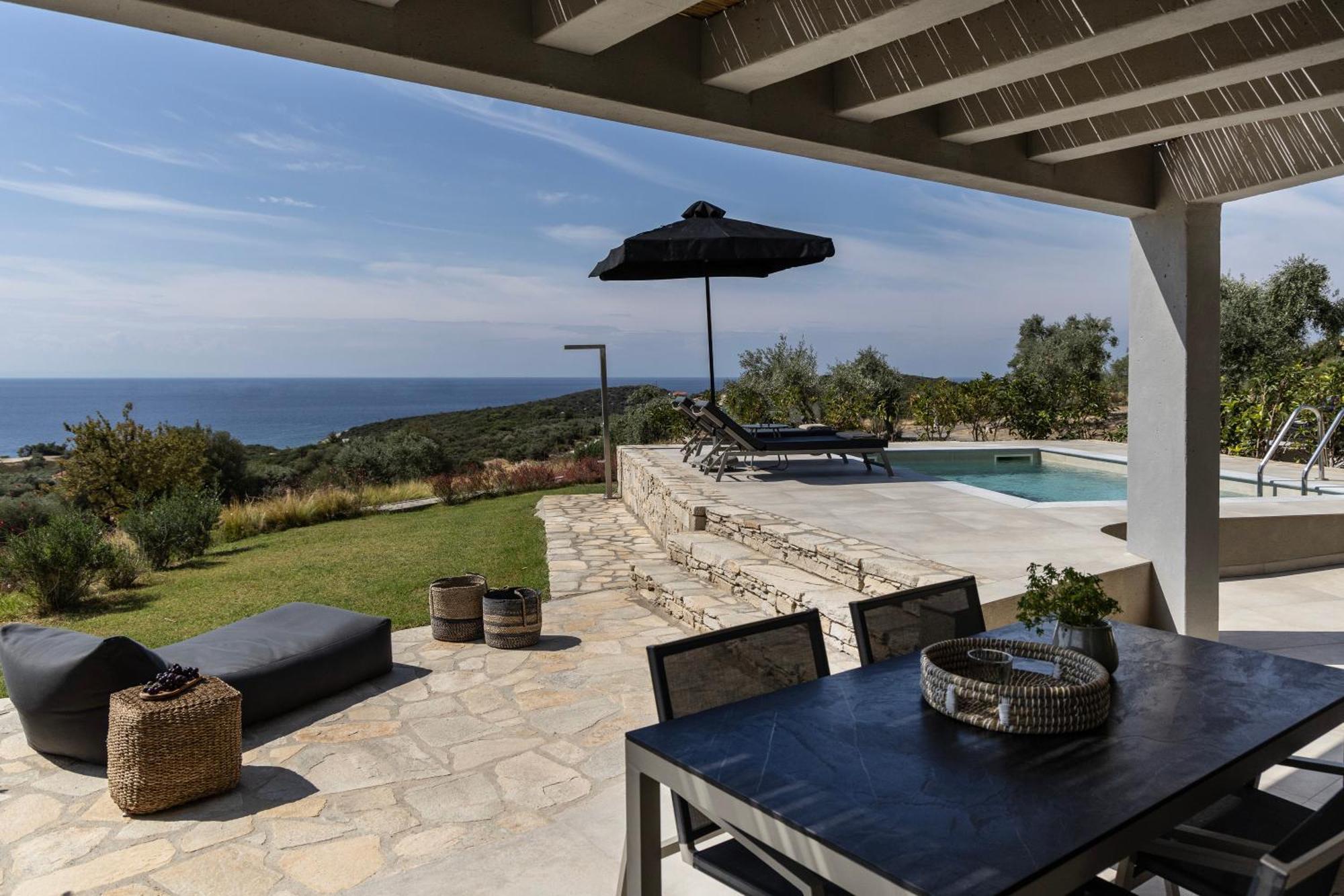 Fari Stone Villas Skála Marión Eksteriør bilde