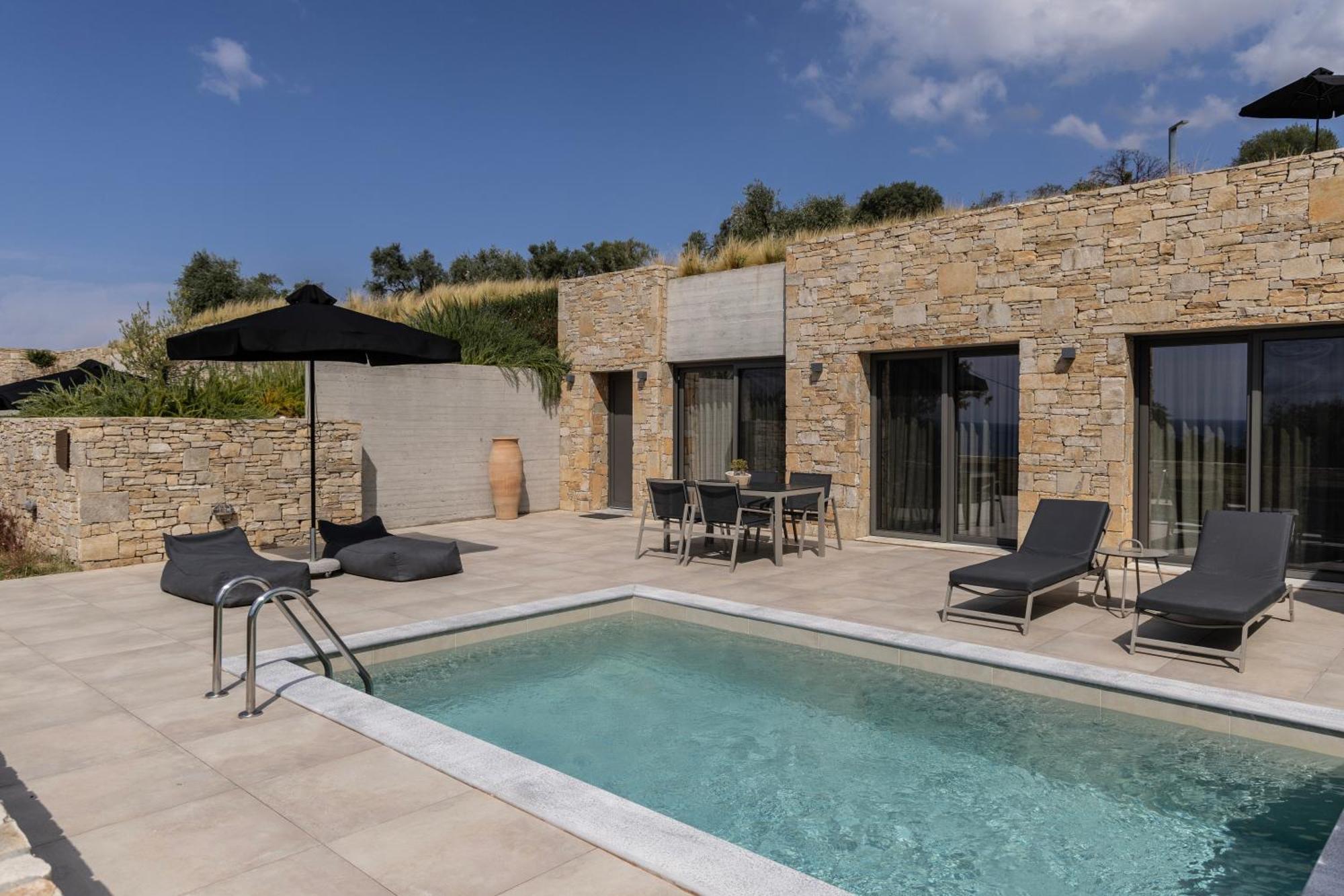 Fari Stone Villas Skála Marión Eksteriør bilde