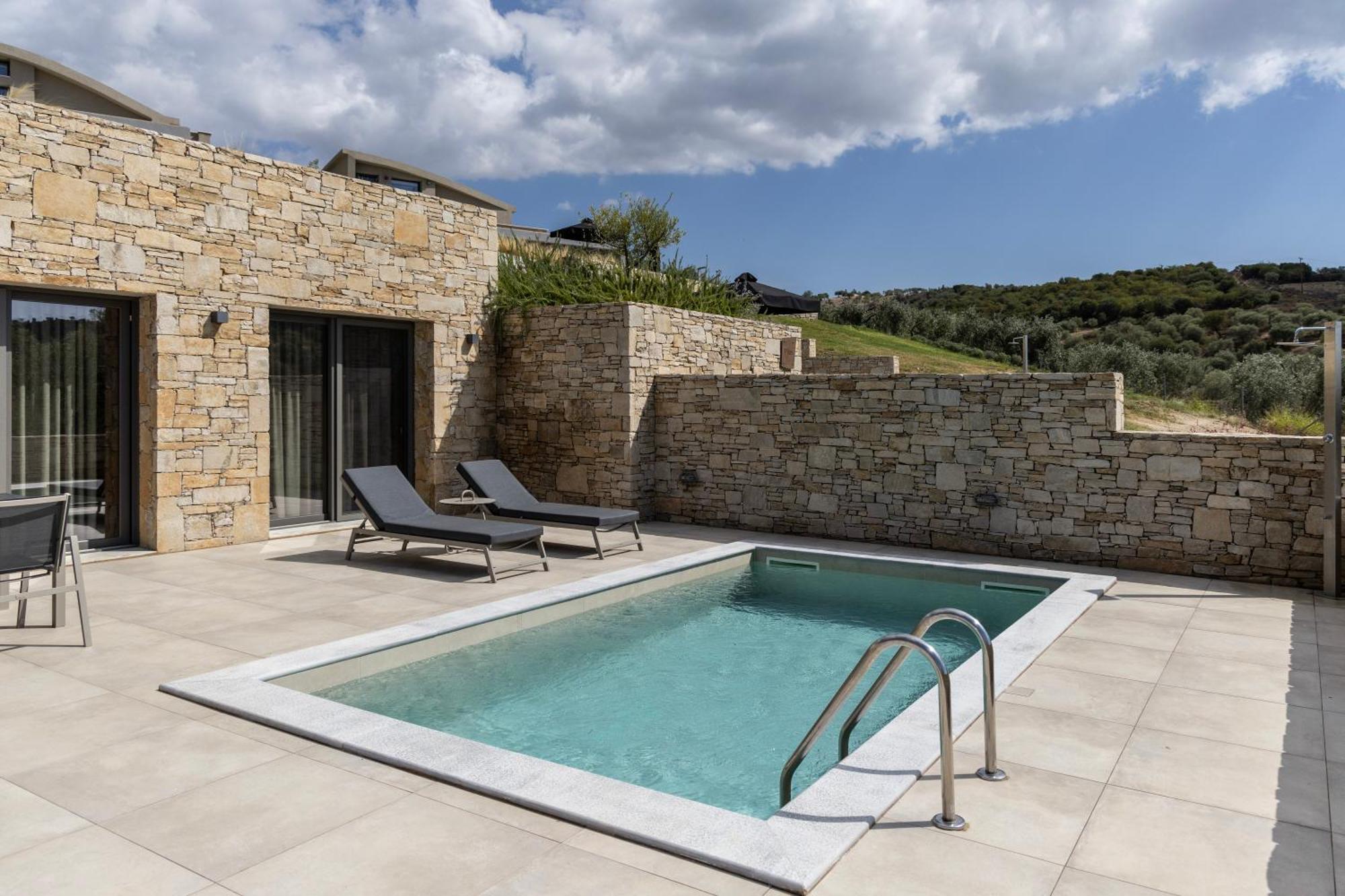 Fari Stone Villas Skála Marión Eksteriør bilde
