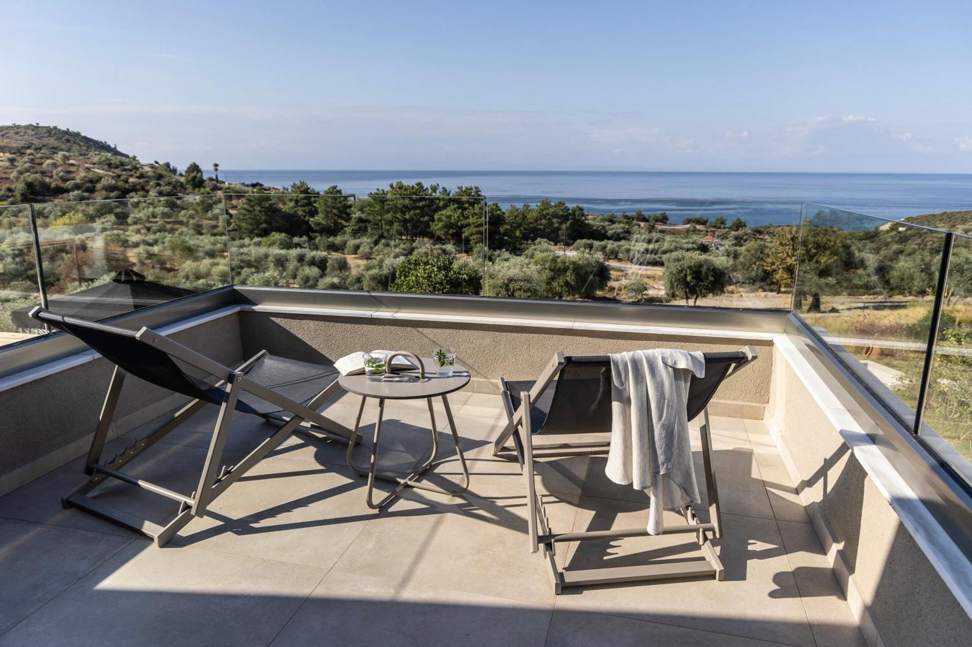 Fari Stone Villas Skála Marión Eksteriør bilde