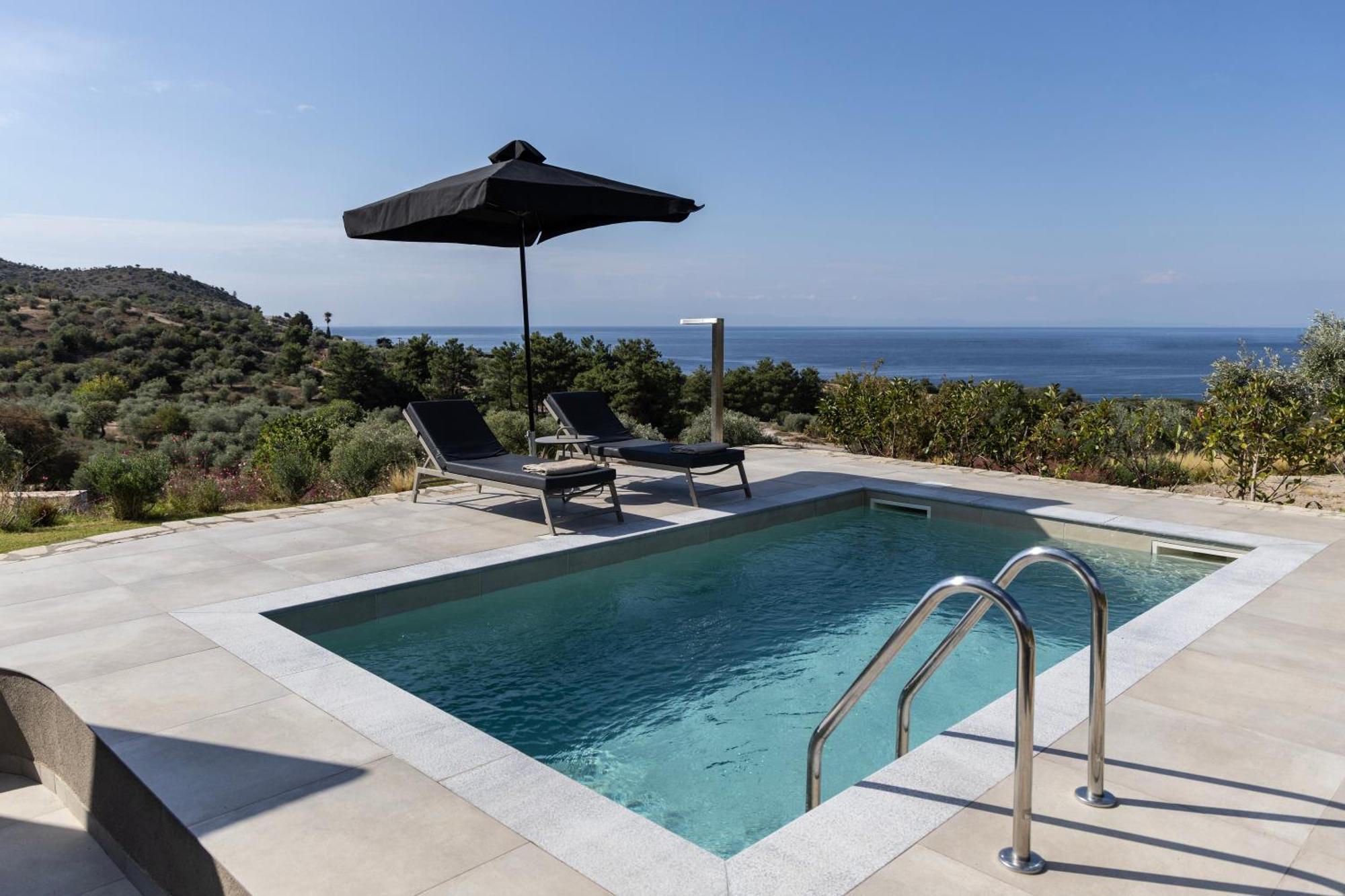 Fari Stone Villas Skála Marión Eksteriør bilde