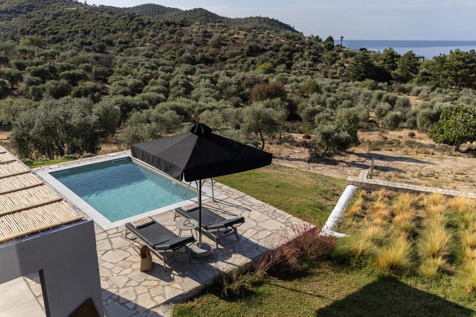 Fari Stone Villas Skála Marión Eksteriør bilde