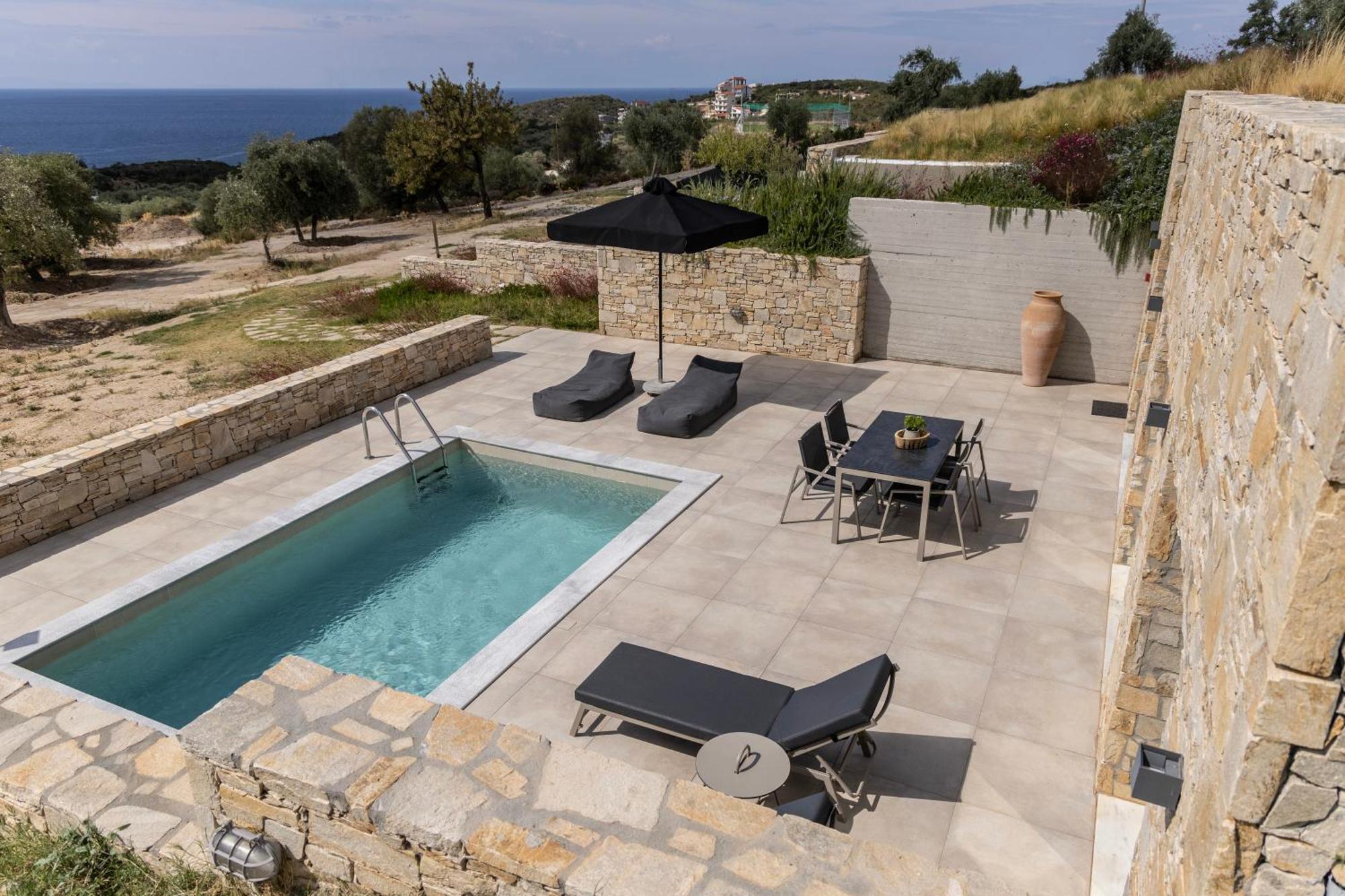 Fari Stone Villas Skála Marión Eksteriør bilde