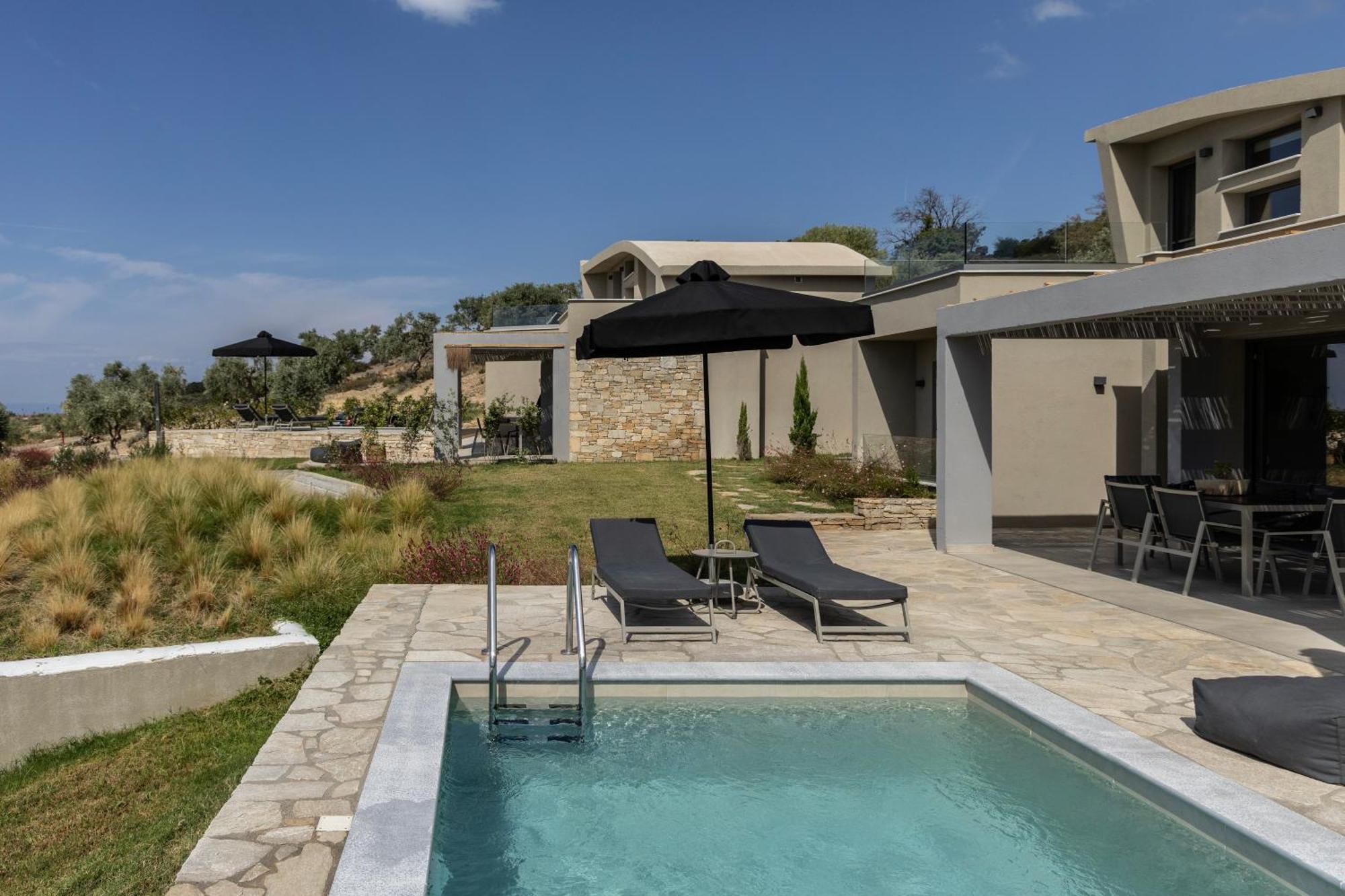 Fari Stone Villas Skála Marión Eksteriør bilde