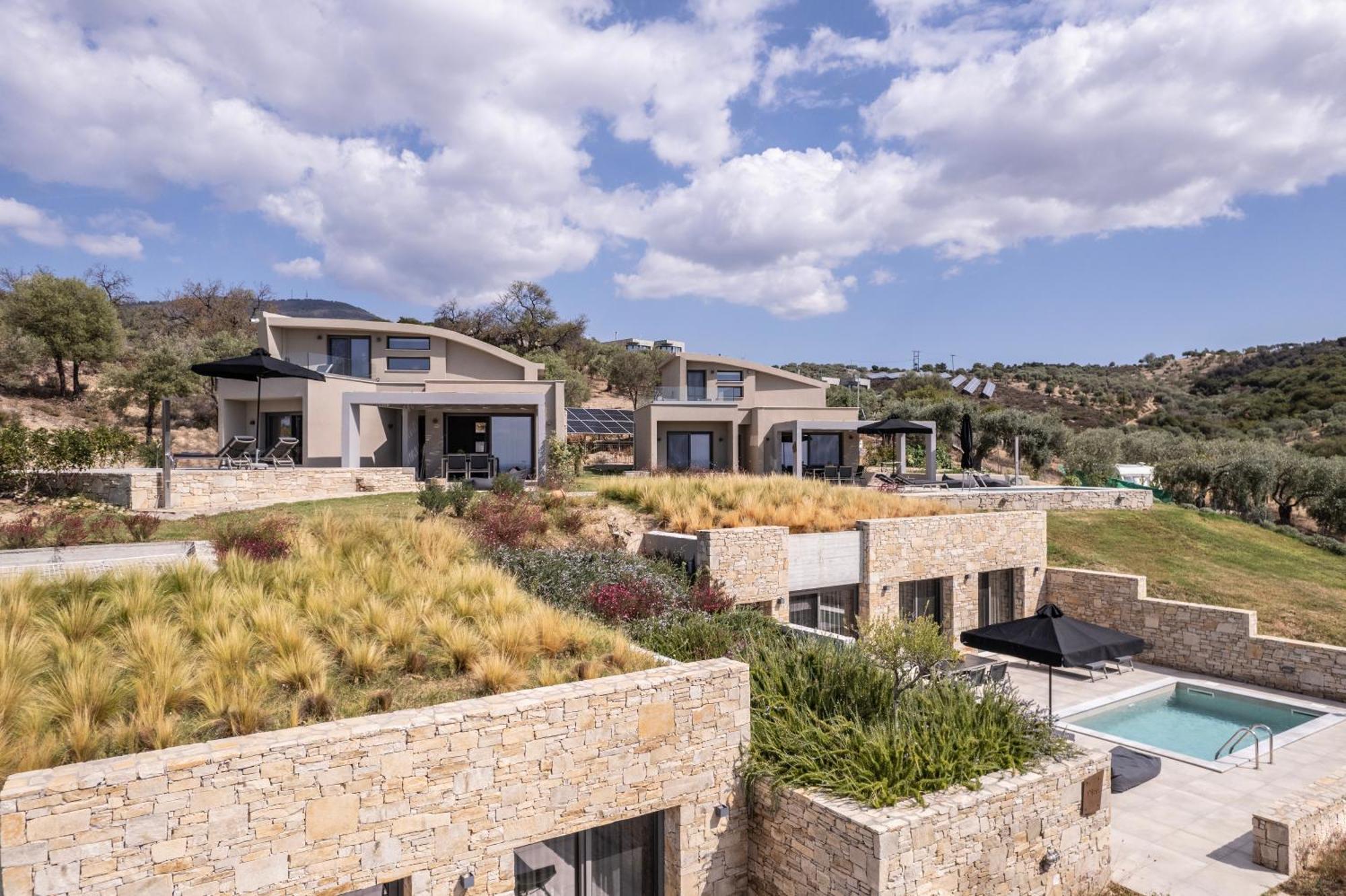 Fari Stone Villas Skála Marión Eksteriør bilde