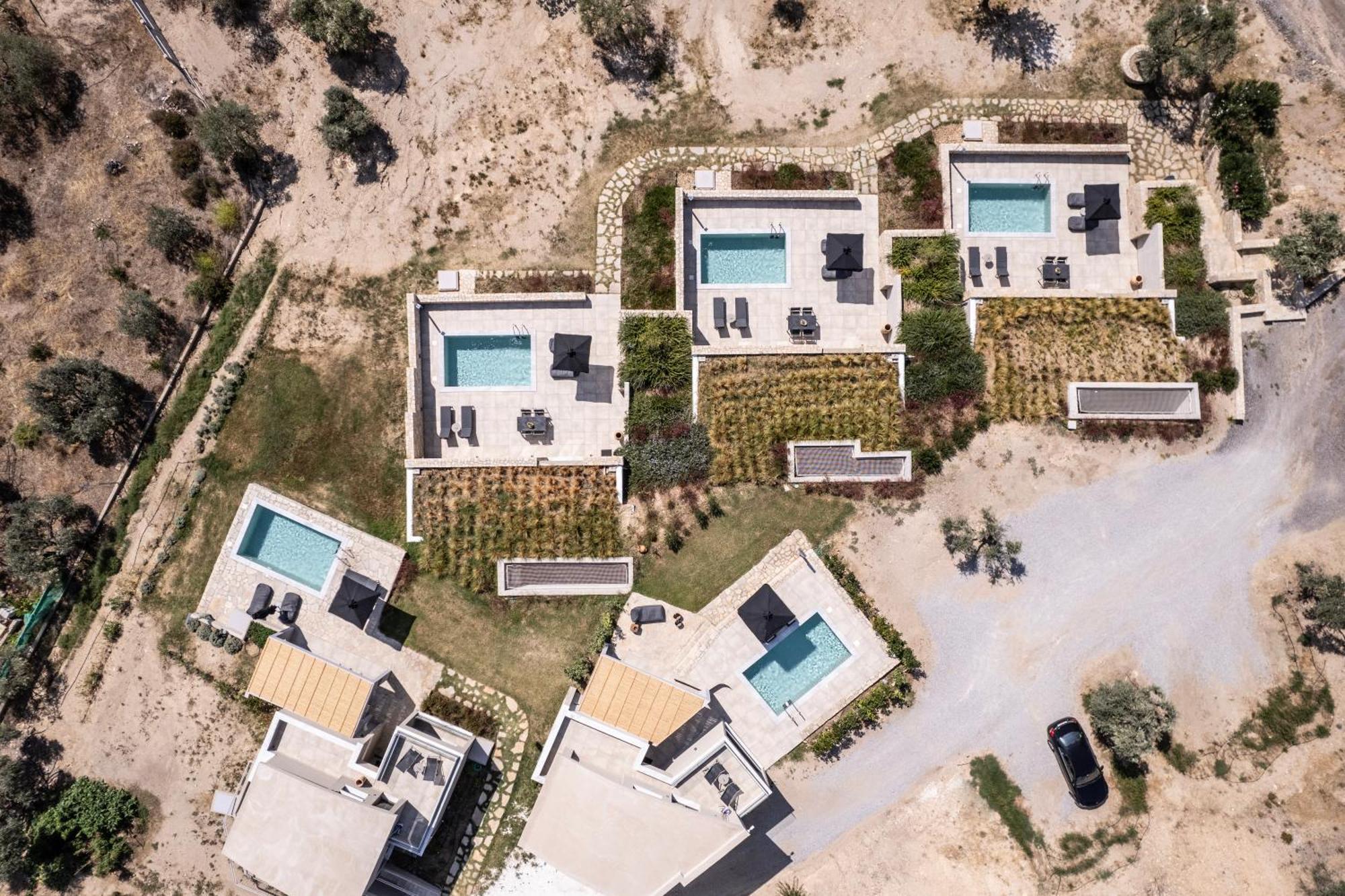Fari Stone Villas Skála Marión Eksteriør bilde